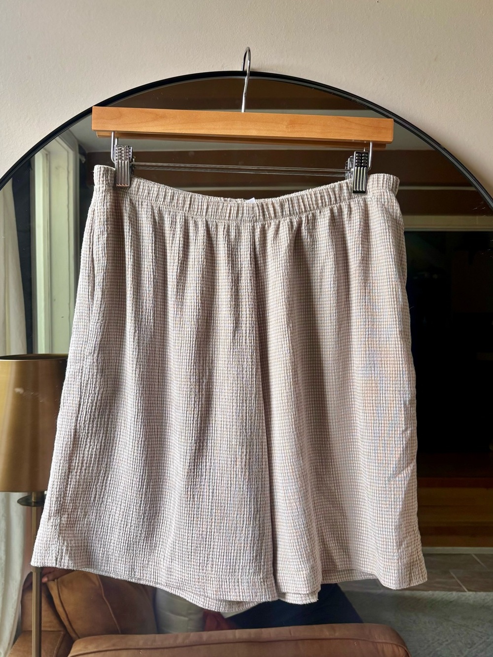 VINTAGE | northern reflections gingham shorts | size large - Picture 2 of 6